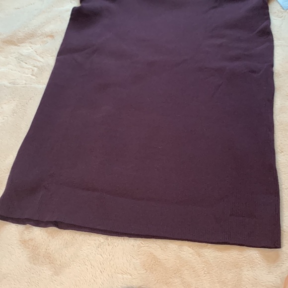 Express One Shoulder Long Sleeve Mini Sheath Sweater Dress - Picture 8 of 8